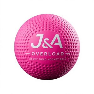 Ballons de hockey sur gazon robustes pour l'extérieur, à fossettes, pour l'entraînement et les matchs, ballons sportifs standard, logo personnalisé, fabricant en gros, haute qualité - Product Image 1