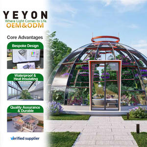 Yeyon 2026 OEM Kit complet de serre autoportante résidentielle en verre pour jardin d'hiver et véranda extérieure - Product Image 1