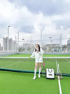 Hoge Kwaliteit Professionele Draagbare Panoramische Outdoor Gras Kunstgras Peddel Padel Tennisbaan Sport Vloer Gazon Voor Tuin