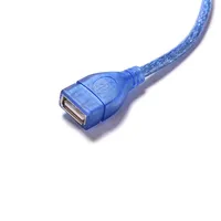 Cable de Extensión USB 2.0 de 30 cm, Macho a Hembra, Cable de Transferencia de Datos USB de Alta Velocidad para PC
