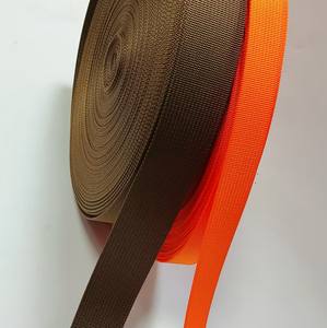 צעיף ניילון פוליאסטר לחמניות תיק נעליים רצועת תיק רצועת בד חלק רצועת בד עבור מטענים lashboings מבריק - Product Image 3