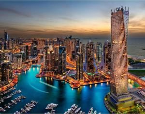 ZHIHAI Décoration personnalisée pour la maison Revêtement mural pour chambre d'enfant Papier peint en soie <span class=keywords><strong>sur</strong></span> toile à imprimé animal cerf en relief <span class=keywords><strong>vue</strong></span> <span class=keywords><strong>sur</strong></span> la ville - Product Image 3