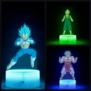 Điều khiển từ xa 16 màu Bóng Rồng <span class=keywords><strong>Goku</strong></span> 3D mô hình anime Halloween Led in màu nhỏ được chứng nhận - Product Image 4