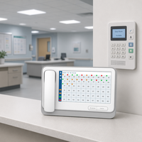 Botón Inalámbrico de Comunicación para Pacientes en Hospitales, Alarma Visual Centralizada para Estaciones Médicas y Pasillos