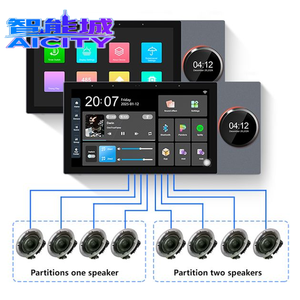 SQ 2026 Nouveau Panneau <span class=keywords><strong>de</strong></span> Contrôle Intelligent Android à Écran Tactile 7 Pouces, Passerelle Tuya Zigbee, Peut Connecter 8 Haut-parleurs Filaire Plafond 2 Zones - Product Image 2