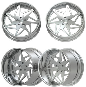 Rines Forjados RCSR Personalizados de 20, 22, 24, 26 y 28 Pulgadas de Garganta Profunda, Rines de Aleación de 2 Piezas para Automóvil de Pasajeros, Rines de 26 Pulgadas para Chevrolet - Product Image 6