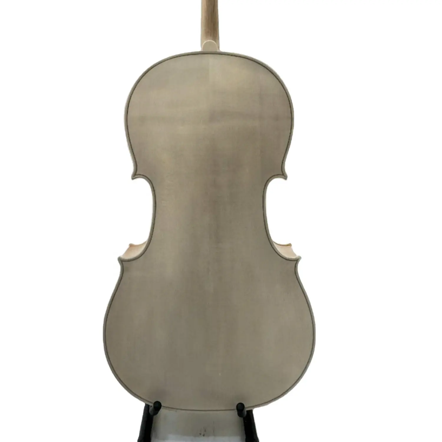 Beau grain solide épicéa et érable non verni violoncelle 1/8-4/4 violoncelle 4/4 fait main violoncelle blanc