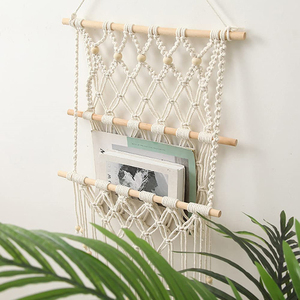 Fatto a mano Boho cotone macramè appesa a parete Still Life Design amaca giocattolo per bambini vivaio di animali imbottiti decorazione di conservazione - Product Image 6