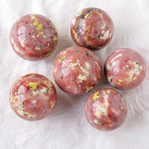 Esfera de Cristal Pulido de Alta Calidad al por Mayor, Bola de Turmalina Lotus, Jaspe, Adorno de Feng Shui, Piedras Curativas, Decoración para el Hogar, Regalo - Product Image 6