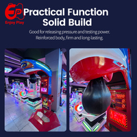 Machine d'arcade Dragon Punch : Simulateur de boxe électronique ultime avec construction en acier et distributeur de tickets de loterie