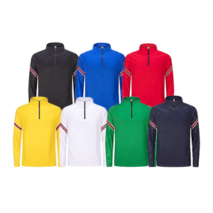 Benutzer definiertes Logo Hochwertige Zip Soccer Training Trainings anzüge Günstige Großhandel Mode gedruckt Club Team Herren Fußball Trainings anzug - Product Image 3