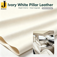 Jemery Silicone Leather Alternative au cuir PU, simili cuir extensible, imperméable, occultant, garniture de pilier automobile, toucher doux