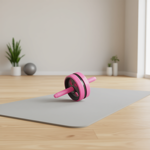 Roue simple de 18 cm pour AB Roller Wheel en couleur rose - Product Image 2