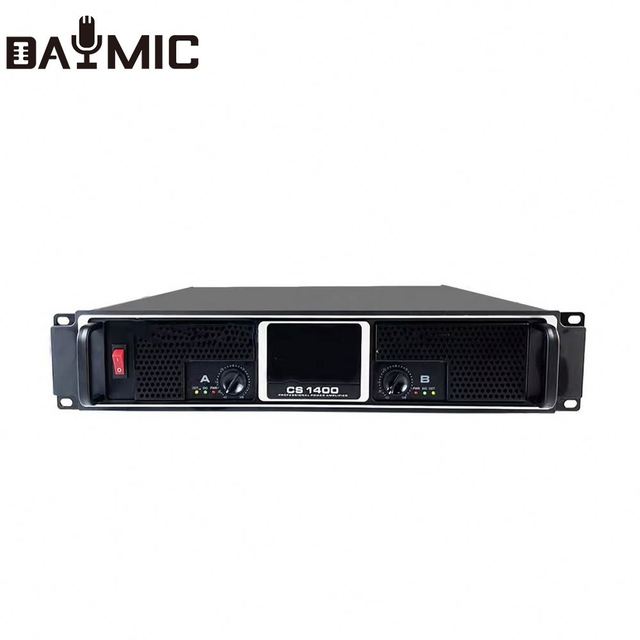AOSHEN CS Series 2 Channel 2U Rack DJ Digital Audio Professional Power Amplifier for Stage Performance