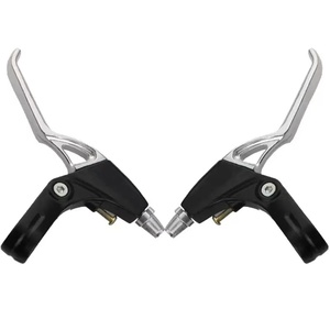 YUELAIKE Levier de <span class=keywords><strong>frein</strong></span> de vélo réglable en alliage d'aluminium, poignée de <span class=keywords><strong>frein</strong></span> de vélo 22 mm 145x90 mm compatible avec les vélos <span class=keywords><strong>BMX</strong></span> - Product Image 2