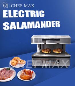 شيف ماكس - فرن سالاماندر تجاري للمطاعم، معدات مطبخ من الفولاذ المقاوم للصدأ، شواية سالاماندر كهربائية/غاز بالأشعة تحت الحمراء - Product Image 4
