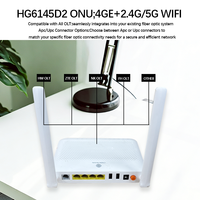 Modem ONT HG6145D2 d'occasion 4GE+1TEL+2USB WiFi 2.4GHz/5GHz Routeur avec micrologiciel anglais FTTH GPON ONU IP