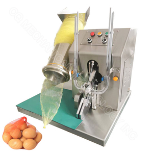 Scellage de maille Type électrique semi-automatique tondeuse à sac d'oignon machines de remplissage de tarière semi-automatique Machine à emballer de filet de fruits - Product Image 4