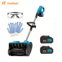Ensemble de pelle à neige sans fil, souffleuse à neige électrique sans balais de 13 pouces, 2 batteries Li-Ion 21V pour allées