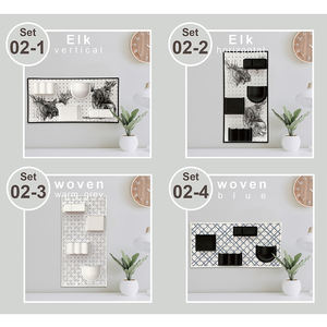 Panel de Almacenamiento de MDF sin Perforaciones, Tablero de Clavijas de Madera, Kit Organizador de Pared para Hogar, Oficina, Tienda - Product Image 2