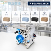 Machine d'étiquetage semi-automatique pour le scellage des coins des boîtes en carton, des boîtes en plastique, des canettes et des bouteilles, haute précision, anti-effraction