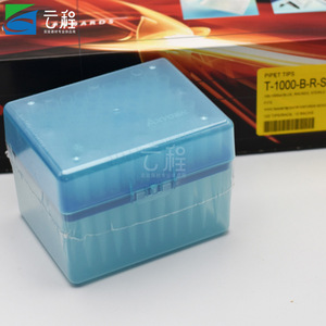 Puntas de pipeta Axygen 0.5-10ul transparentes estériles en estante para Pipettman P2, Pipetor, Benchmate, estante de 96 puntas, 10 estantes - Product Image 3