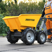 AUSTTER Fiable 250KG Capacité de chargement Ducar /Loncin /B & S 196CC Moteur à essence Brouette, 4X4 Mini Dumper