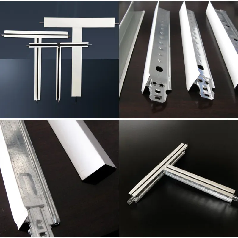 T griglia per soffitto in acciaio zincato struttura a croce e soffitto accessori/parti barra piatta