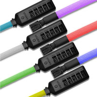 Câble d'extension adaptateur ventilateur RGB 4 broches pour boîtier LED RGB d'ordinateur de bureau - Répartiteur Hub RGB en stock