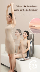 Nouveau modèle 2025 – Coussin de massage corporel complet avec Shiatsu, pétrissage profond, pression d'air, physiothérapie infrarouge, produit de qualité supérieure 36W - Product Image 5