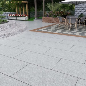 Mattonella Ecologica Permeabile Effetto Granito PC Brick, Piastrella per Pavimentazione Spessa 18mm per Giardini, Piazze e Parcheggi - Product Image 1