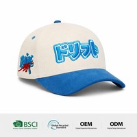 Cappellino da Baseball in Tela di Cotone Premium, Cappello JDM Drift con Logo Ricamato 3D Personalizzato, Cappello Snapback A-Frame di Alta Qualità per Uomo