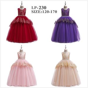 New Arrival 12 Years Old Girls Wedding Dresses Children Party Normal Frock Designs Teenage Birthday Dress LP-230 - Product Image 6