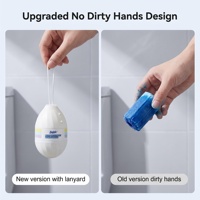 Boîte magique de nettoyage des toilettes domestiques, nettoyant pour réservoir de toilettes, bouteille de nettoyant pour toilettes à bulles bleues