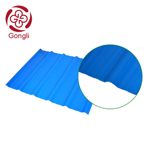 Teja acanalada plástica PVC de la techumbre de la prueba de calor de las tejas de tejado del material de techumbre <span class=keywords><strong>3</strong></span>.0mm - Product Image 2