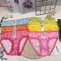 Amysi 8270 #   Culottes en dentelle fines en soie de lait d'été, taille mi-haute, pour filles de 10 à 15 ans