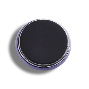 Purple Round PU Leather Customized Cake Gift Souvenir Fridge Magnet - Product Image 3