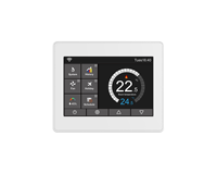 Thermostat intelligent industriel multi-protocoles à écran tactile compatible Zigbee/Tuya/LoRaWAN/Modbus/BACnet