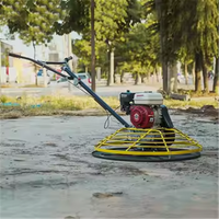 Machine de finition de sol en béton à essence CE pour la construction de routes et de voies ferrées en mortier de ciment et talocheuse électrique autoportée