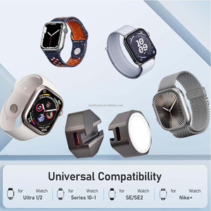 <span class=keywords><strong>Chargeur</strong></span> sans fil pour <span class=keywords><strong>Apple</strong></span> Smart Watch, type C, en alliage d'aluminium, avec <span class=keywords><strong>bloc</strong></span> de charge magnétique, sortie 2,5 W - Product Image 6