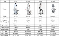 Machine à scier les os de boucher sur pied, machine à scier les os de bœuf, de porc, de poisson, de viande
