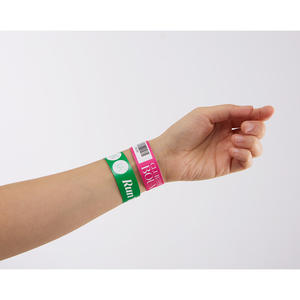 [AnyWristband] Bracelets colorés pour contrôle d'accès Bracelets TYVEK entièrement colorés Type individuel 20 mm (3/4 po) - Product Image 1