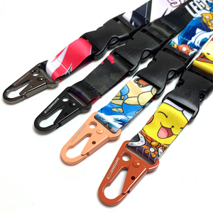 Quảng Châu Nhà Máy Tùy Chỉnh In Anime Mô Hình Cổ Dây Đeo <span class=keywords><strong>Polyester</strong></span> Thăng Hoa Dây Buộc Với Ly Khai Clasp - Product Image 4