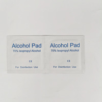 Trousse de premiers secours familiale, lingettes pré-imprégnées d'alcool isopropylique à 70%, emballées individuellement, 3*6cm, paquet de 100 pièces