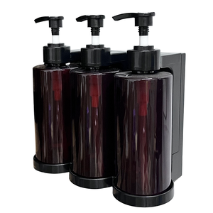 Distributeur mural de shampoing et d'après-shampoing, distributeurs de savon liquide pour les mains, ensemble d'étagères pour salle de bain d'hôtel - Product Image 2