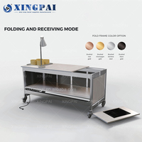 Équipement de buffet XINGPAI, station de maintien au chaud des aliments, table de buffet pliable multifonctionnelle pour la restauration, hôtel, banquet