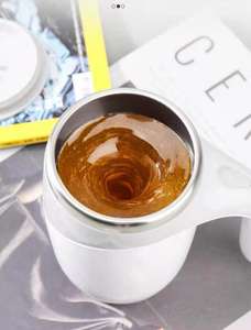 Lazy Coffee Intelligent Drink Cup 304 Stainless Steel Electric Self-Stirring Rotating Mark Convenient for Auto Magnetic Milk - Product Image 3