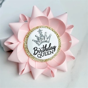 CUSTOM 1/2/3/4/5/6/7/8/9 anni spilla compleanno bambino buon compleanno spilla bambini accessori boutique - Product Image 3