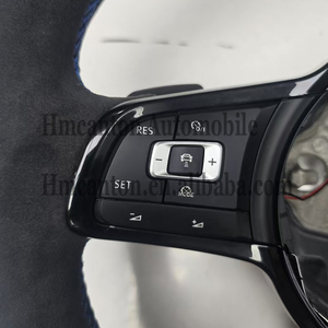 Volante Deportivo LED de Fibra de Carbono y Alcántara, el Más Popular para Volkswagen, para VW GTI7 Golf MK7 - Product Image 6
