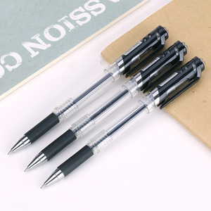 Bolígrafo de Gel S20, Tinta Negra de 0.7 mm, Herramienta de Escritura para Oficina y Escuela, Cuerpo de Plástico, Tapa con Punta Extraíble - Product Image 2